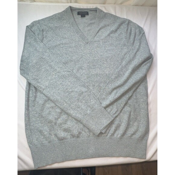 Banana Republic Other - Banana Republic Men's Large Luxury V-neck Sweater Cashmere/Cotton‎ Bluish Green